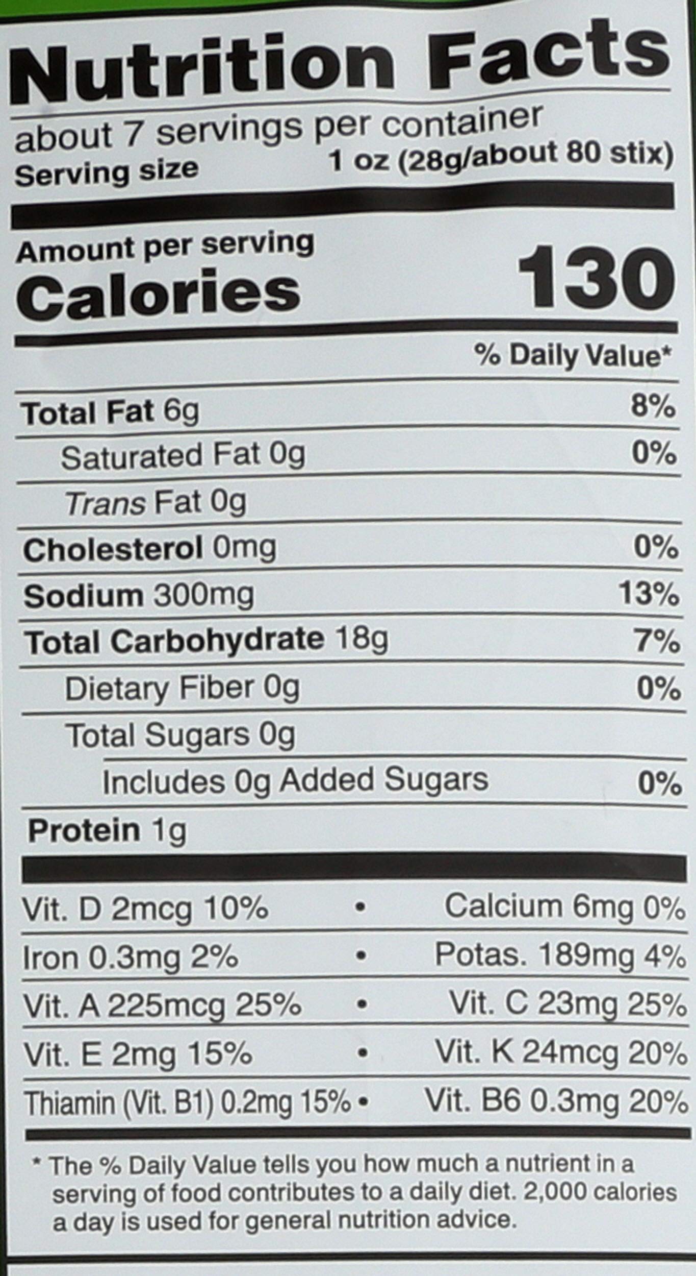 Good Health Veggie Stix, 6.75 Oz