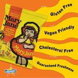Atkinson's Mary Jane Molasses Peanut Butter Fun Size Candy 0.28oz 130ct Tub