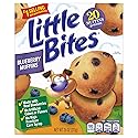 Little Bites Blueberry Muffins, 5 individual packs, (1.5 oz each), Real Blueberries Mini Muffins, 7.5 oz Multipack