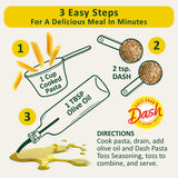 Dash Salt-Free Pasta Seasoning Blends, Mediterranean, 1.9 Ounce