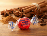 50 Pieces Sugar-Free Cinnamon Candy - Sweet & Spicy Sugarless Drops for Parties, Snacks & Gifts, Individually Wrapped Bulk