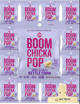 Angie's Boomchickapop Sweet & Salty Kettle Corn Popcorn Individual Bags | 14 ct./0.67 oz. | Comes with Gift Trove Card and Bag Clip (0.67 oz | Pack