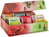 Wissotzky Herbal Tea Gift Set - Variety Pack Sampler (42 Tea Bags) Premium Reusable Gift Box | Caffeine-Free | 6 Exciting Flavors | Individually