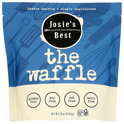 JOSIE'S BEST GLUTEN FREE MIXES Waffle Mix, 18 OZ