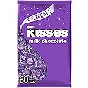 HERSHEY'S KISSES Milk Chocolate Candy Bulk Bag, 60 oz