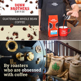 Dunn Brothers Small Batch Gourmet Whole Bean Coffee, Guatemala (Medium Roast),12 oz, Single Origin Arabica Coffee