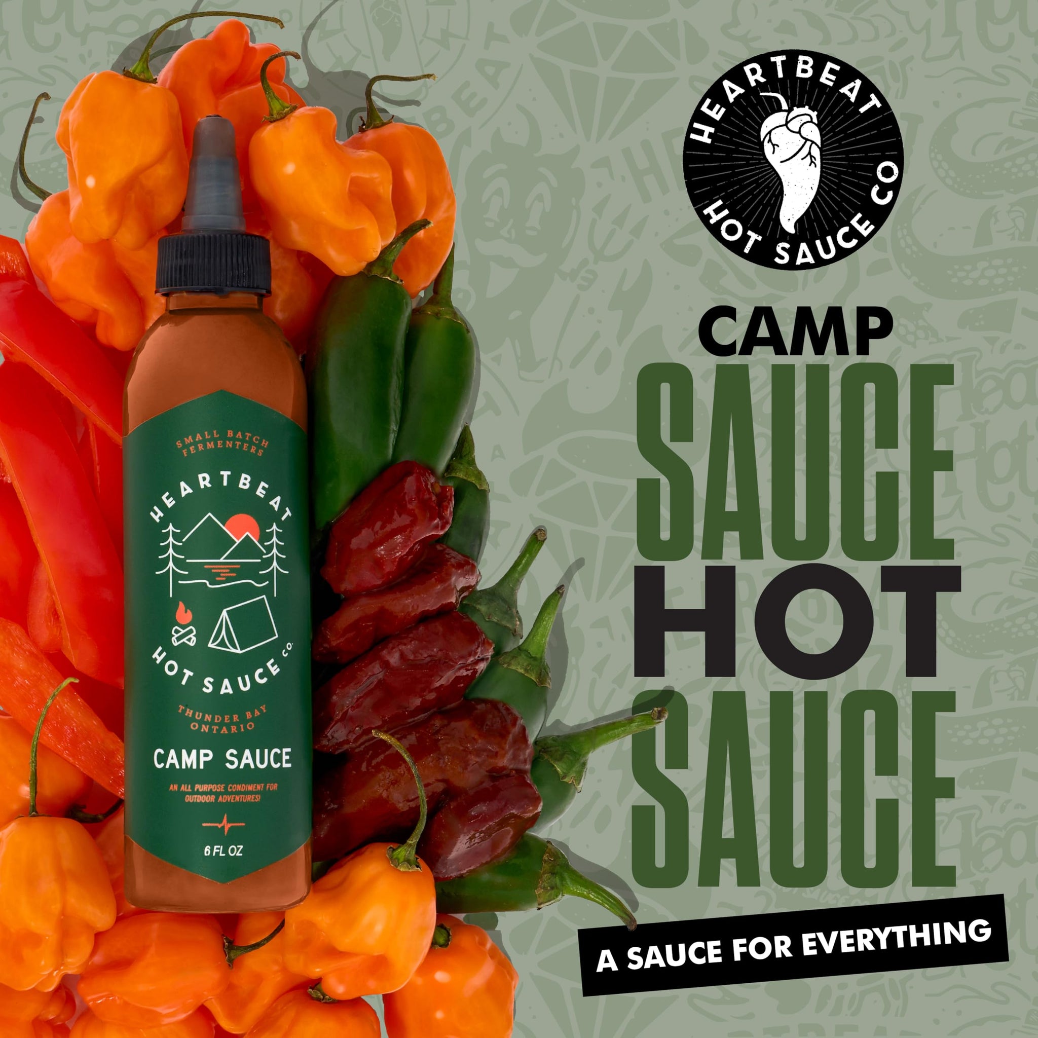 Heartbeat Hot Sauce Co. | Camp Sauce, 6 oz.