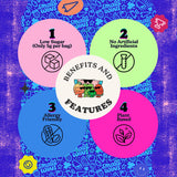 Enjoy Small Wins by Jayson Tatum, Sour Gummies, Plant-Based, All-Natural, Low Sugar 5g per Pack, Peach, Strawberry, Green Apple, Watermelon-Lime