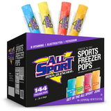 All Sport Freezer Pops, Giant Sized 3oz, 144 CT, Refreshing Ice Pops with Electrolytes, B Vitamins & Potassium -Blue Raz Ice, Lemon Lime, Fruit Punch