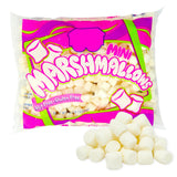 Mini Marshmallows - Pack of 2 Bags (1 lb Total), White & Vanilla Flavored, Kosher, Nut-Free, Gluten-Free - Perfect for Baking, Cocoa, & Desserts