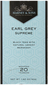 Harney & Sons Fine Teas Earl Grey Supreme - 20 Tea bags