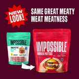 Impossible Impossible Burger Patties Meat From Plants, Frozen, 6 Patti, 24 OZ