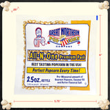 Movie Theater Style 5-Count Popcorn Packs-Pre-Measured 2.5 Ounce All-in-One Kernel, Salt, Oil Packets for Popping Machines by Great Northern Popcorn