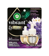 AIR WICK® Scented Oil - Vibrant Twin Refill Lavender & Waterlily 6/(2x.67) oz.