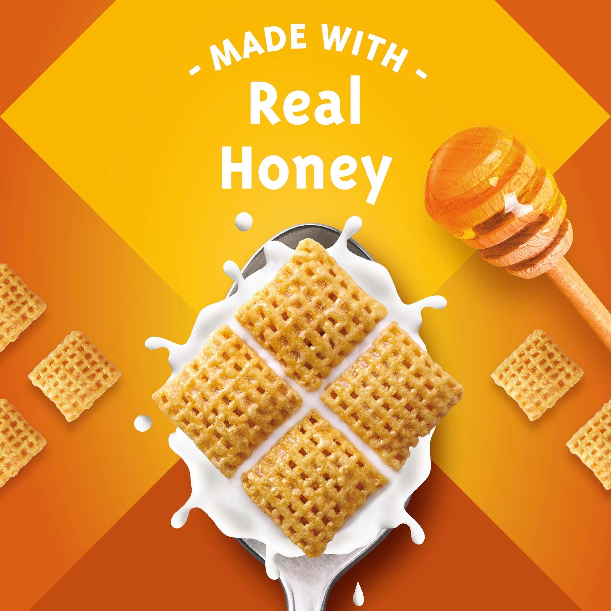 Honey Nut Chex Cereal, Gluten Free Breakfast Cereal, Made with Whole Grain, 12.5 oz
