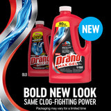 Drano Max Gel Drain Clog Remover & Cleaner, Fast-Acting to Unclog Standing Water & Remove Hair, Grease & Food Blockages, Safe for all Pipes & Septic