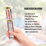 Ostrim Beef Snack Sticks, 1oz, High Protein, Keto & Paleo Friendly, Sugar Free, Gluten Free, No MSG, No Nitrates (Pack of 12) (1 oz, Habanero)