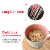 Hot Chocolate Bombs Yani soul fill with marshmallows,Gourmet chocolate,trending,Hot Chocolate Bomb the Christmas candy Hot chocolate Bomb 3 inch each