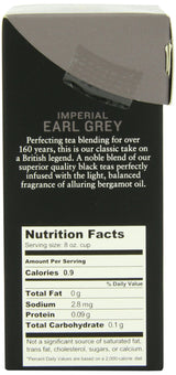 Wissotzky Tea Signature Collection Imperial Earl Grey Tea, 16 Count, 1.4 oz