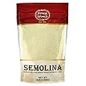 Spicy World Semolina Flour 3 LB (48 Ounce) | USA Grown Semolina for Pizza, for Pasta, and Bread Making | Fine Ground, Bulk Yellow Durum Semola Flour