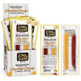 Long John Snacks Meat and Cheese Sticks - Original Smoked Sausage & Real Wisconsin Cheddar Cheese Stick - High Protein Snacks Made from Premium USA