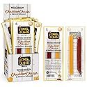 Long John Snacks Meat and Cheese Sticks - Original Smoked Sausage & Real Wisconsin Cheddar Cheese Stick - High Protein Snacks Made from Premium USA
