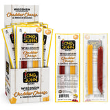 Long John Snacks Meat and Cheese Sticks - Original Smoked Sausage & Real Wisconsin Cheddar Cheese Stick - High Protein Snacks Made from Premium USA