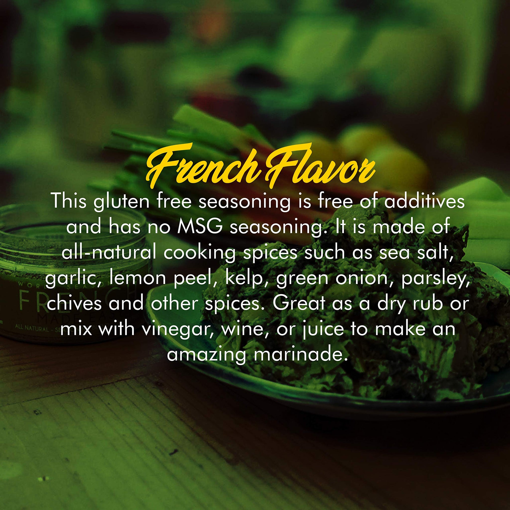 Steak Rub - Herb Mix - Herb Blend - Vegan Seasoning - Gluten Free Spices And Seasonings - Vegan Seasoning Mix - French Cuisine - French Food - World