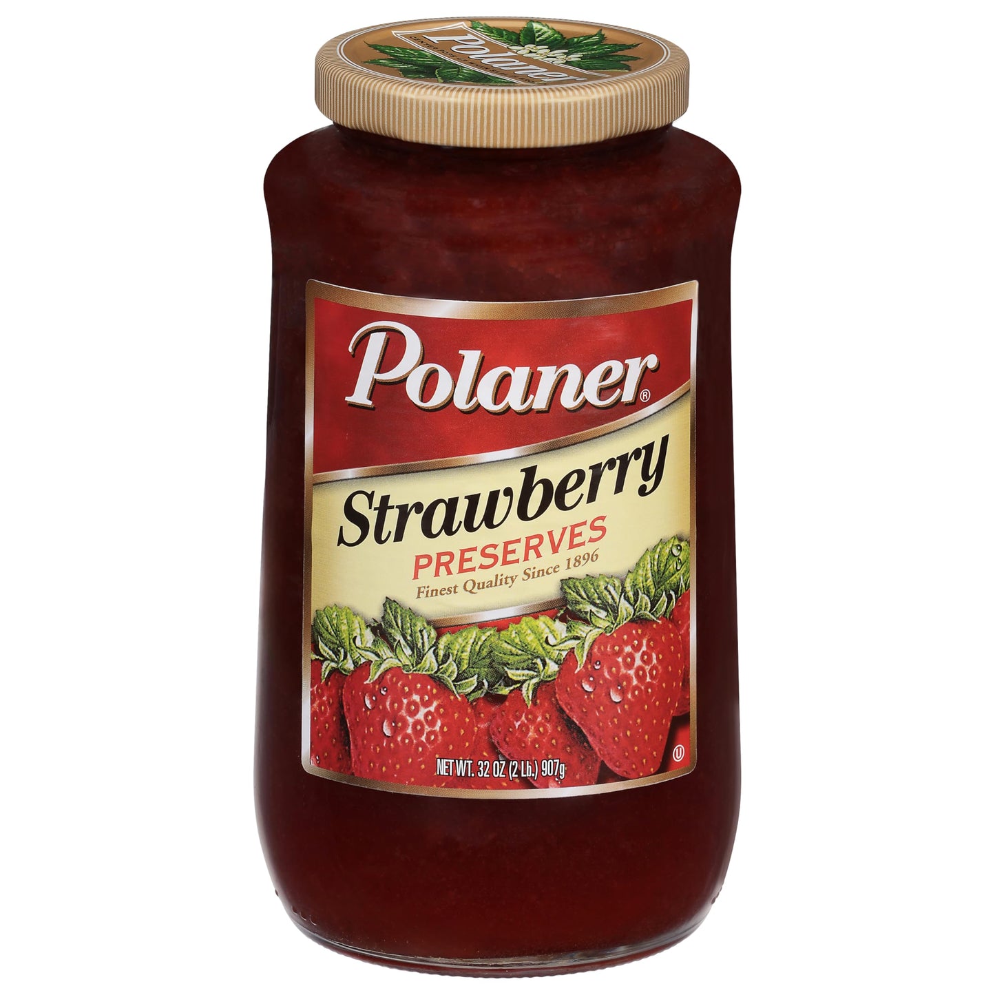 Polaner Preserves, Strawberry, 32 Ounce