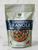 Superfood Granola | Gluten-Free with Blueberries, Goji Berries, Chia Seeds, Buckwheat Groats | Vegan and No Refined Sugars | 10 oz (283g)