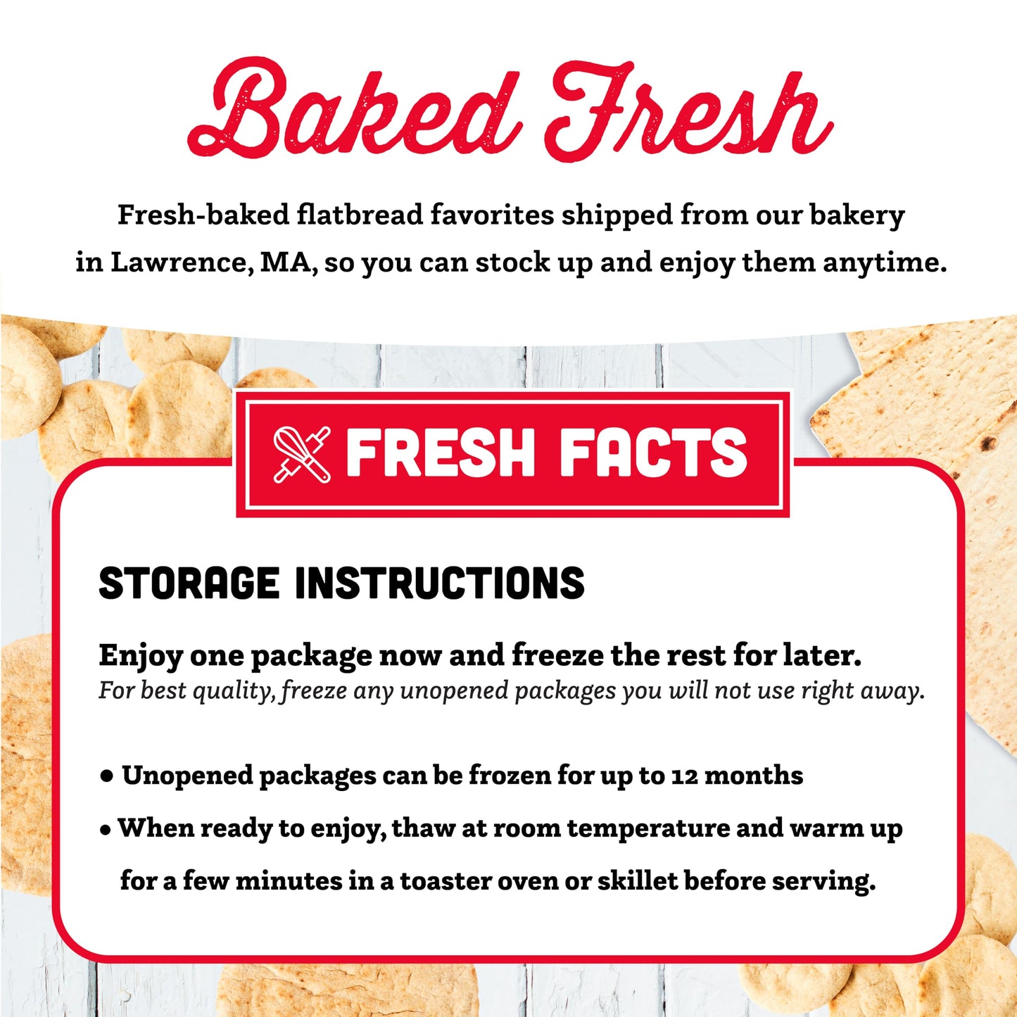 Joseph's Original White Pita Bread - Low Calorie - Kosher and Vegan - Fresh Baked - 12 Pack (4 Count per Pack, 48 Pitas Total)