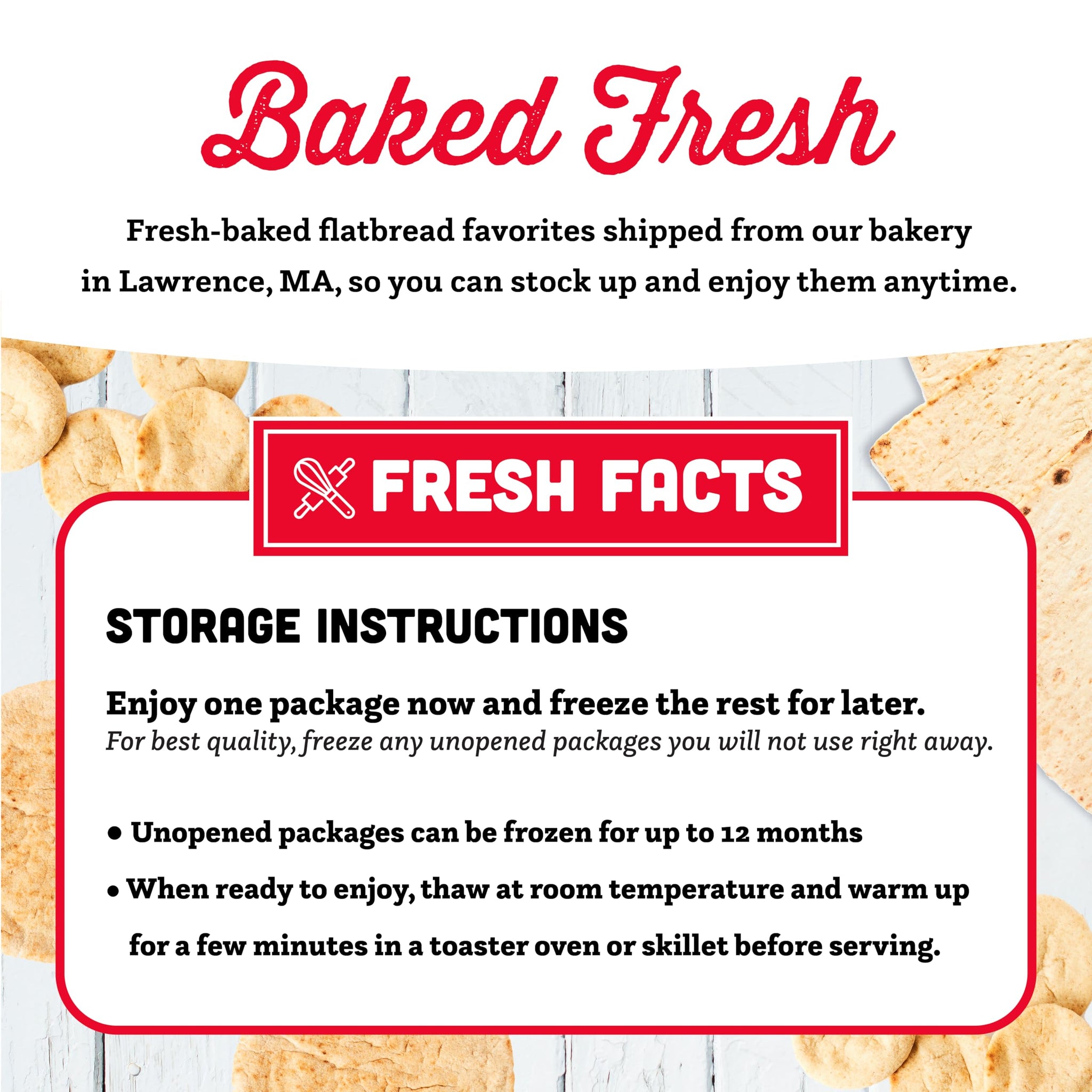 Joseph's Original White Pita Bread - Low Calorie - Kosher and Vegan - Fresh Baked - 12 Pack (4 Count per Pack, 48 Pitas Total)