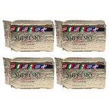 Café Supremo Espresso 100% Cafe Puro Brick 8.8 oz (Pack of 4)