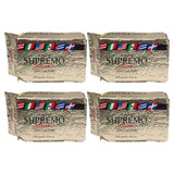 Café Supremo Espresso 100% Cafe Puro Brick 8.8 oz (Pack of 4)