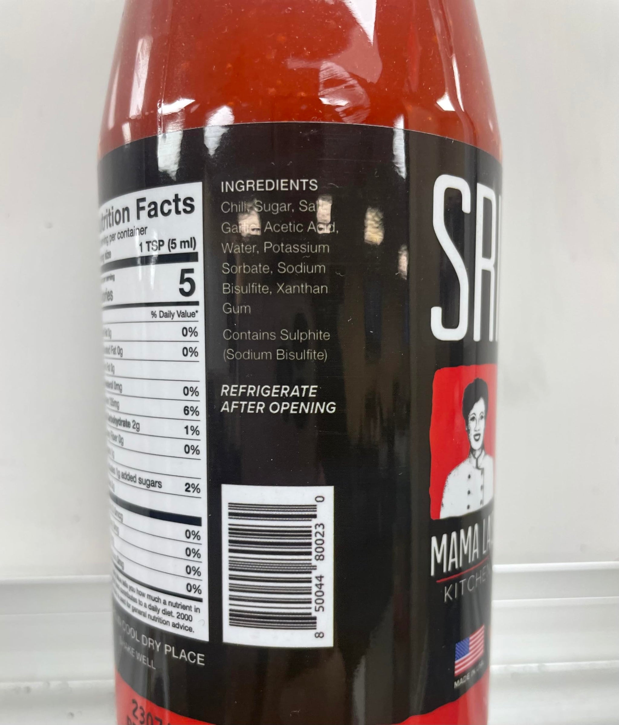 Mama La's Kitchen Sriracha Hot Chili Sauce, 17oz, Pack of 2