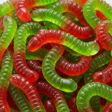Ceres Gourmet Gummy Worms Bulk Candy 24 Pack (2.82 oz Each) Individual Packets, Gummi Worm Chewy Candies with Apple Orange Strawberry Fruit Juice