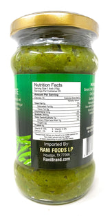 Rani Green Chilli Cooking Paste 10.58oz (300g) Glass Jar ~ Vegan | Gluten Free | NON-GMO | No Colors | Indian Origin