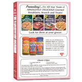Classique Fare Belgian Waffle Mix - Makes Light and Crisp Waffles, Pancakes, Muffins & Crepes - Works with Waffle Maker - Fast and Fresh Breakfast Foods - 16 Oz Box