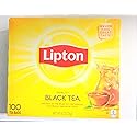 Lipton Black Tea Bags 100% Natural Tea 100 ct (Pack of 2)