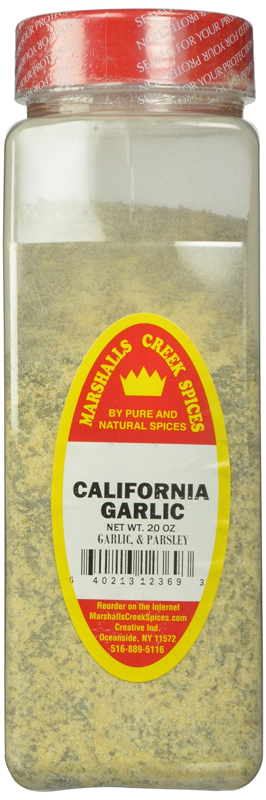 Marshall’s Creek Spices Seasoning, California Garlic, XL Size, 20 Ounce