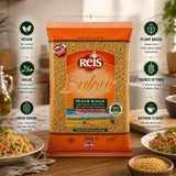 Reis Coarse Bulgur, Wheat Berries, Bulgur Wheat for Pilafs, Meals & Soups, Healthy Pantry Staples, Turkish Grocery Foods, High Fiber & Protein Cereal, Whole Grain Bag, Vegan, Halal, 2.2 Lbs (1000g)
