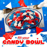 Red White and Blue Candy | 1 Pound Bag | Patriotic Candy | Gummy Planes | 4th of July Gummies | Memorial Day & Themed Party Favors | Assorted Berry