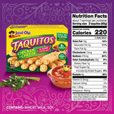 Jose Ole Chicken Taquitos Frozen Box, 22.5 Oz