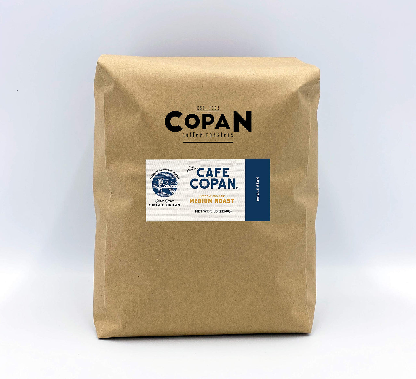 Café Copan Regular Roast, Whole Bean 5LB BAG (2 PACK)