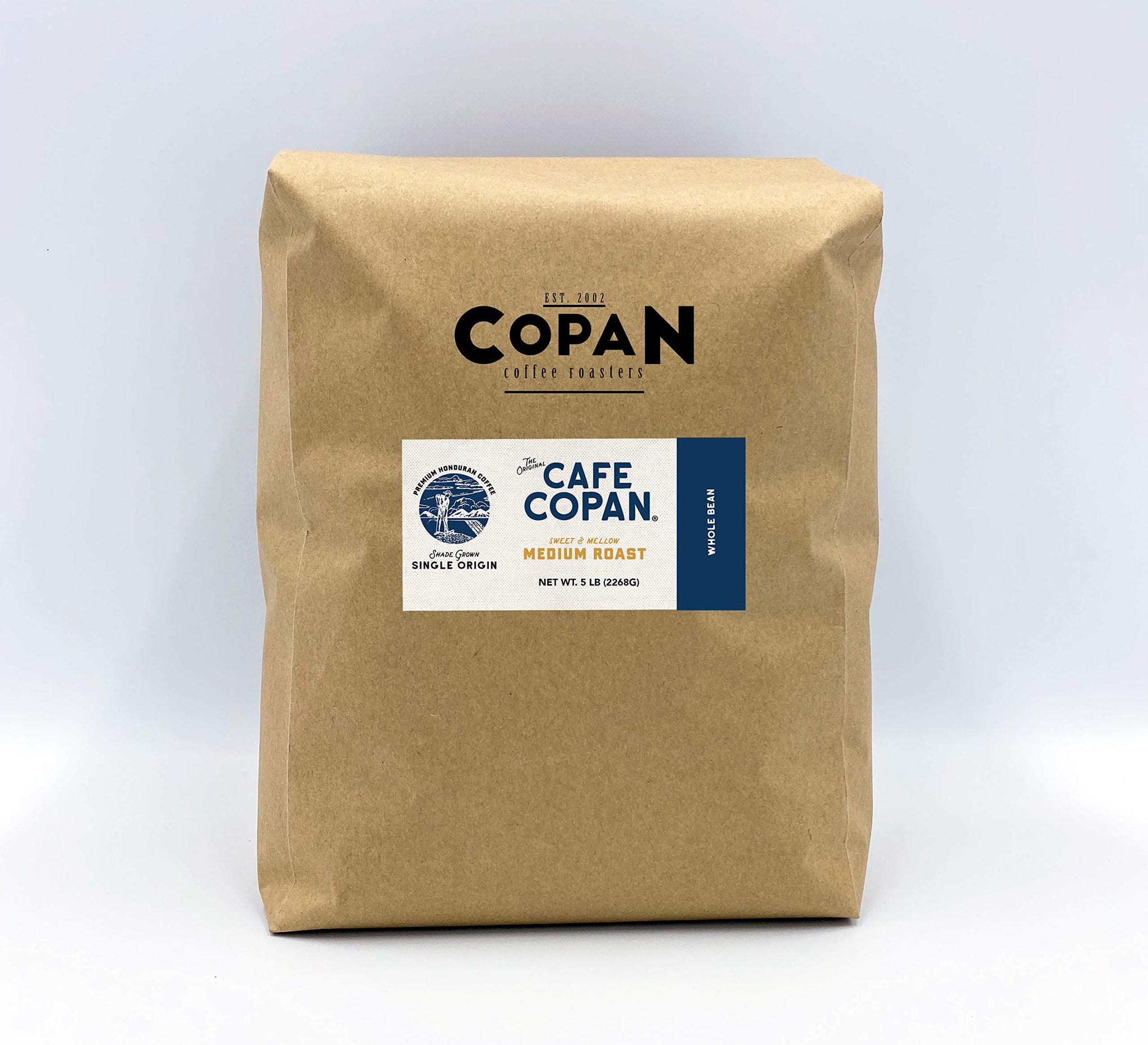 Café Copan Regular Roast, Whole Bean 5LB BAG (2 PACK)