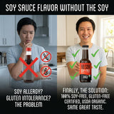 Oceans Halo Sauce Soy Soy Free 10 oz - Pack of 3 - Soy Free Soy Sauce Alternative - Coconut Aminos Style Seasoning - No Salt Soy Sauce Option
