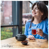 Eastanbul Rosehip Tea, 10.5oz, Rose Hips with Hibiscus, Loose Leaf Tea, Rosehips & Hibiscus Flowers, Mediterranean Dried Herbs, Natural, Vegan, Gluten