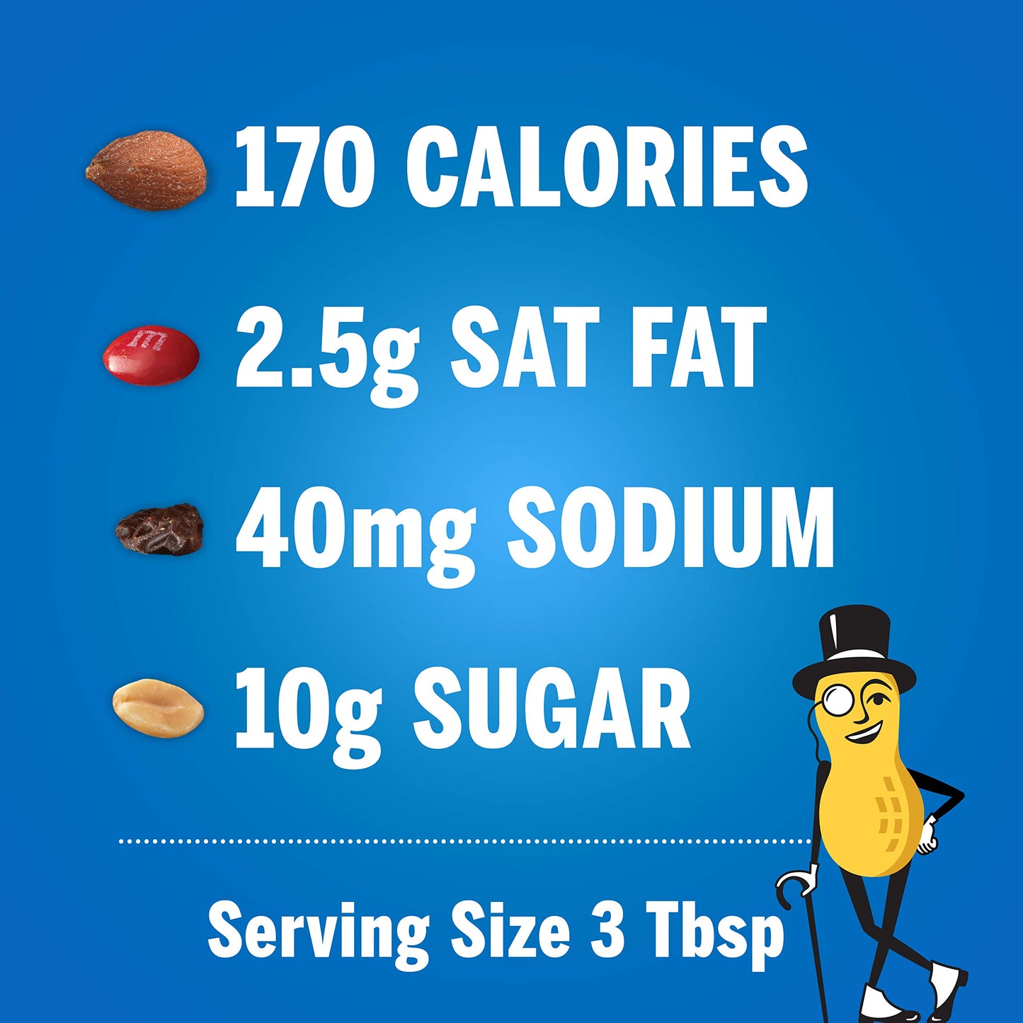 Planters Nuts & Chocolate M&M's Trail Mix (6 oz Pouch)
