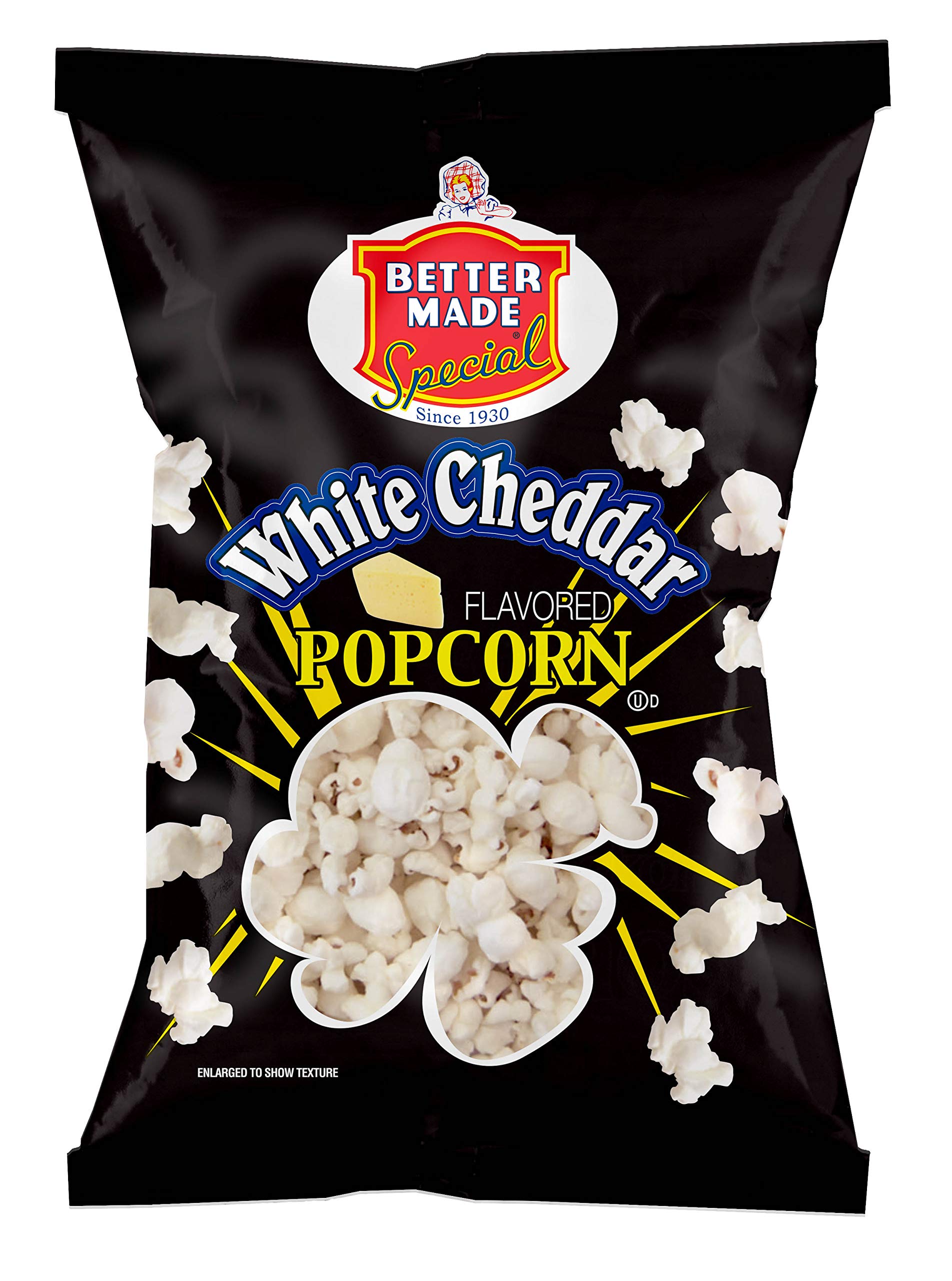 Better Made Special Variety Pack Popcorn - Pack of (8) - 2.75oz Bags - 2 Each Movie Theater Butter, White Cheddar, Cheddar Cheese, Hot Cheese Popcorn