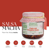 Patricia Quintana | Authentic Mexican Salsa Macha - Gourmet taste | Chili oil and Pumpkin Seeds | Handmade 100% Organic Ingredientes | Perfect Topping